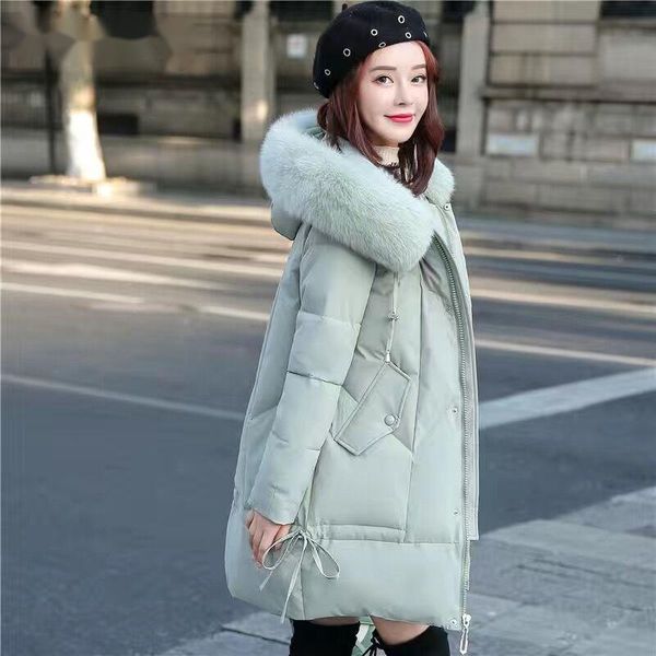 sweet winter jacket women long thick warm parkas large fur collar a-line winter coat loose clothing hooded xs-2xl 2020 new, Black
sweet winter jacket women long thick warm parkas large fur collar a-line winter coat loose clothing hooded xs-2xl 2020 new, Black