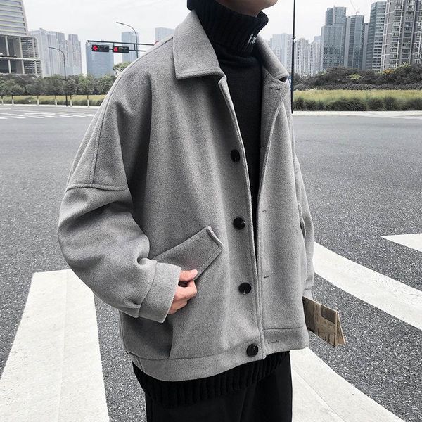 men's jackets 2021 autumn and winter young loose short fabric jacket casual simple solid color fashion lapel size m-2xl, Black;brown
men's jackets 2021 autumn and winter young loose short fabric jacket casual simple solid color fashion lapel size m-2xl, Black;brown