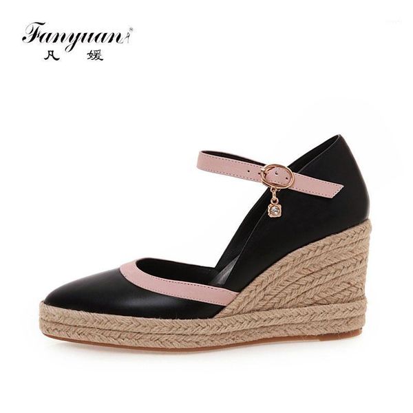fanyuan fashion pointed toe ankle strap pumps leisure mixed colors platform shoes women shoes spring crystal buckle wedges heels1, Black
fanyuan fashion pointed toe ankle strap pumps leisure mixed colors platform shoes women shoes spring crystal buckle wedges heels1, Black