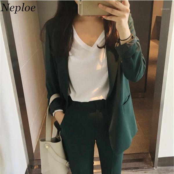 neploe 2020 business women suits 2 piece sets feminino black solid blazer + pencil pant notched jacket female outfits 681821, Gray
neploe 2020 business women suits 2 piece sets feminino black solid blazer + pencil pant notched jacket female outfits 681821, Gray