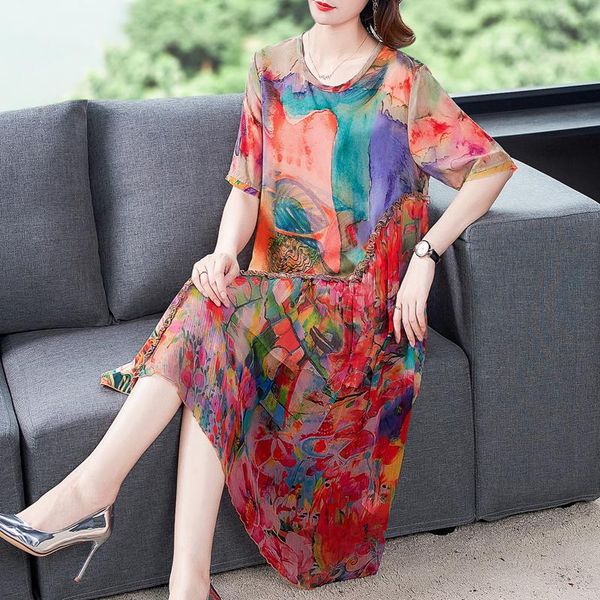 2021 summer casual floral mulberry silk midi dresses vintage 4xl plus size beach sundress women elegant bodycon party vestidos, White;black
2021 summer casual floral mulberry silk midi dresses vintage 4xl plus size beach sundress women elegant bodycon party vestidos, White;black