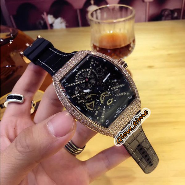 high-quality men's collection v 45 s6 sqt nr br (nr) skeleton dial rose gold diamond case automatic mens watch leather strap luxry watc, Slivery;brown
high-quality men's collection v 45 s6 sqt nr br (nr) skeleton dial rose gold diamond case automatic mens watch leather strap luxry watc, Slivery;brown
