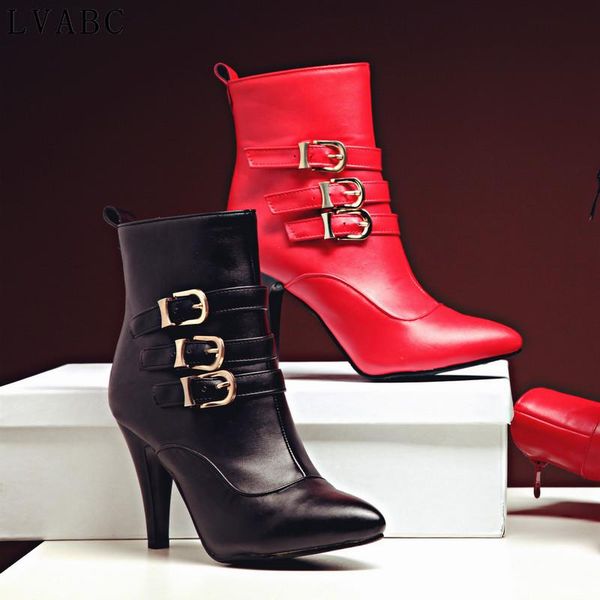 lvabc boots women ankle boots rivets high heel shoes ladies black winter zipper buckle pointed toe handmade shoes 2020
lvabc boots women ankle boots rivets high heel shoes ladies black winter zipper buckle pointed toe handmade shoes 2020