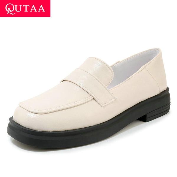 qutaa 2020 spring autumn square heel round toe women pumps pu leather platform casual slip on women single shoes big size 34-43, Black
qutaa 2020 spring autumn square heel round toe women pumps pu leather platform casual slip on women single shoes big size 34-43, Black