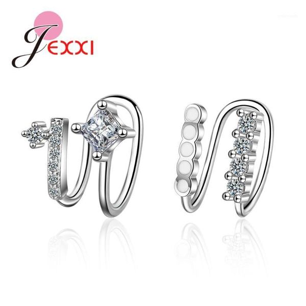 stud korean boutique ear clip joyas women 925 sterling silver metal cz cubic zircon earrings gift daily concise cuff jewelry1, Golden;silver
stud korean boutique ear clip joyas women 925 sterling silver metal cz cubic zircon earrings gift daily concise cuff jewelry1, Golden;silver