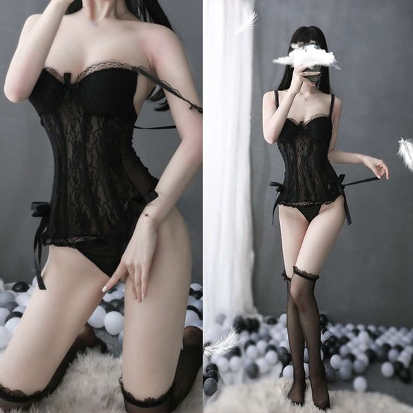 lingerie cute girl's one-piece black screen dress transparent temptation pyjamas, Black;red
lingerie cute girl's one-piece black screen dress transparent temptation pyjamas, Black;red