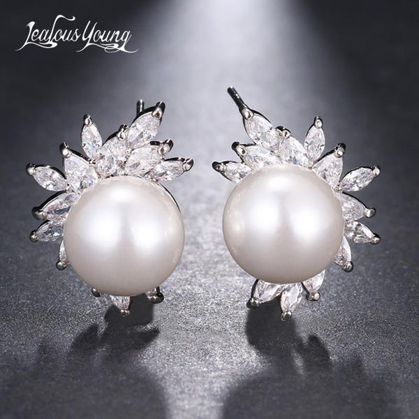 stud 2021 fashion round simulated pearl earrings with marquise zirconia women studs ear earings jewelry gift brinco ae658, Golden;silver
stud 2021 fashion round simulated pearl earrings with marquise zirconia women studs ear earings jewelry gift brinco ae658, Golden;silver