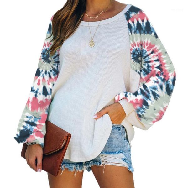 tie dyeing stitching t shirt for women oversize long batwing sleeve round neck tee causal daily clothes ladies shirts#51, White
tie dyeing stitching t shirt for women oversize long batwing sleeve round neck tee causal daily clothes ladies shirts#51, White