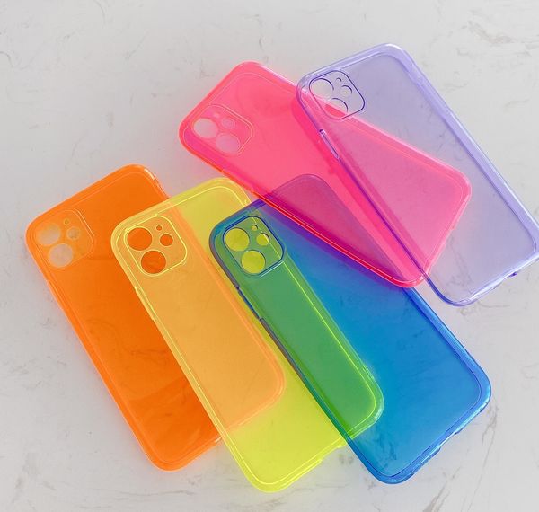 100 шт. / лот неоновый флуоресцентный чистый цвет телефона чехлы для iphone 11 pro max x xr xs max 7 8 плюс se2 полностью защитная крышка
100 шт. / лот неоновый флуоресцентный чистый цвет телефона чехлы для iphone 11 pro max x xr xs max 7 8 плюс se2 полностью защитная крышка