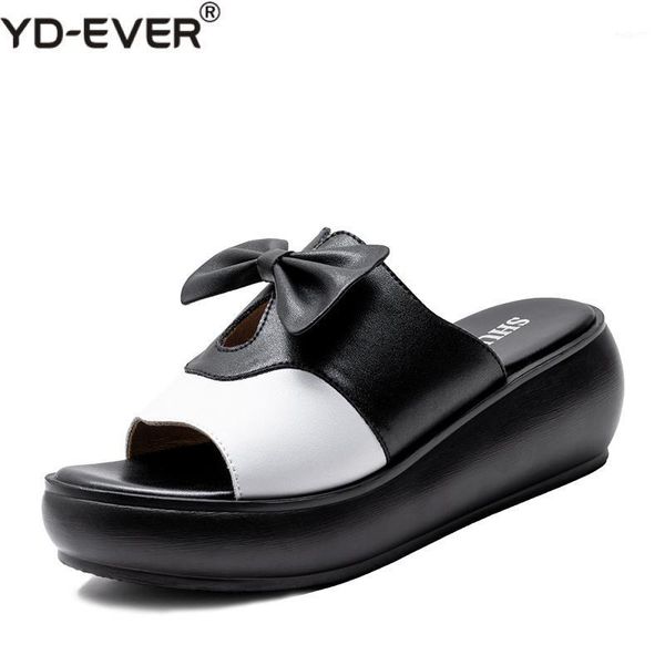slippers sandals women genuine leather shoes wedges heels woman platform summer butterfly-knot flip flops1, Black
slippers sandals women genuine leather shoes wedges heels woman platform summer butterfly-knot flip flops1, Black