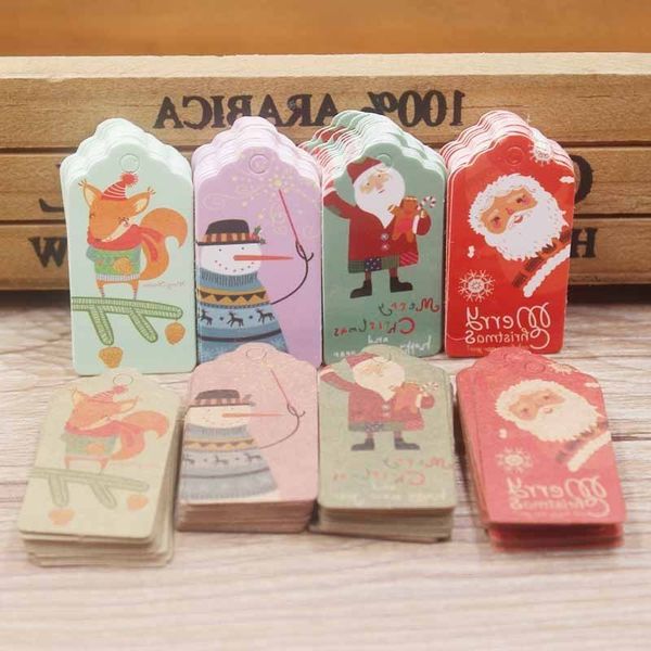 tags santa claus squirrel paper 100pcs/lot labels packaging gift price hang tag merry christmas card rope
tags santa claus squirrel paper 100pcs/lot labels packaging gift price hang tag merry christmas card rope