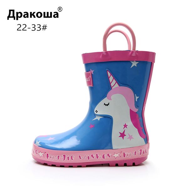 apakowa boys girls cartoon dinosaur unicorn rubber rainboots baby little kids water shoes waterproof non-slip ankle rain boots lj200903, Black;grey
apakowa boys girls cartoon dinosaur unicorn rubber rainboots baby little kids water shoes waterproof non-slip ankle rain boots lj200903, Black;grey