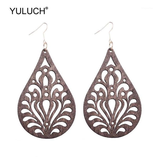 yuluch 2020 vintage water drop earrings african wooden hollow flower pendant statement earrings for women party gifts jewelry1, Silver
yuluch 2020 vintage water drop earrings african wooden hollow flower pendant statement earrings for women party gifts jewelry1, Silver