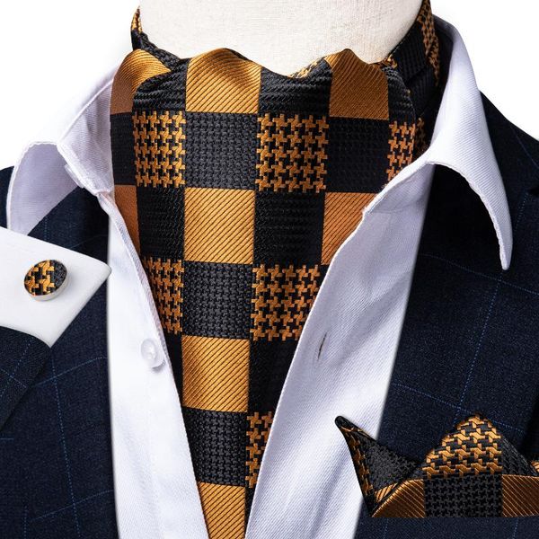 gold check black silk ascot pocket square cravat formal dress wedding men vintage self tie british style asscot necktie dibangu, Black;gray
gold check black silk ascot pocket square cravat formal dress wedding men vintage self tie british style asscot necktie dibangu, Black;gray