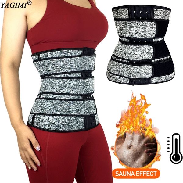 yagimi 3 steel boned waist trainer corset slimming belt sauna sweat sport girdles modeladora women shaper burning fat trimmer 201222, Black;white
yagimi 3 steel boned waist trainer corset slimming belt sauna sweat sport girdles modeladora women shaper burning fat trimmer 201222, Black;white