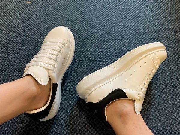 women's casual shoes white leather platform sneaker luxurys men's womens nappa leathers comfort sneakers low lace up flats height, Black
women's casual shoes white leather platform sneaker luxurys men's womens nappa leathers comfort sneakers low lace up flats height, Black