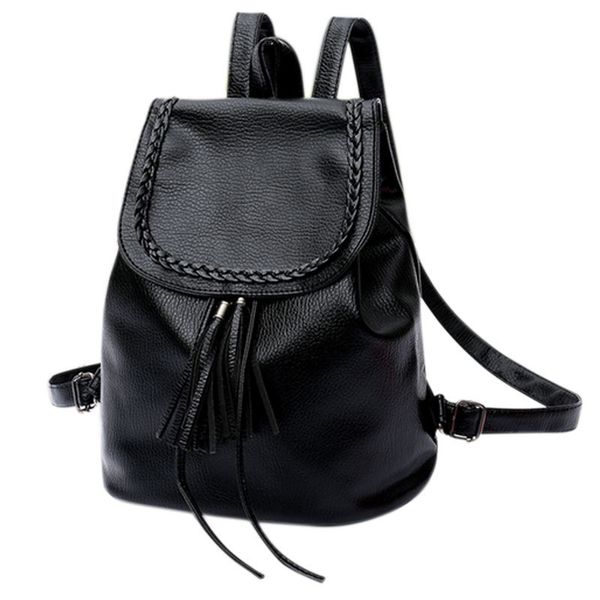 newly fashion korean women casual backpack leather tassels solid color drawstring bags big capacity girls school shoulder bag do
newly fashion korean women casual backpack leather tassels solid color drawstring bags big capacity girls school shoulder bag do