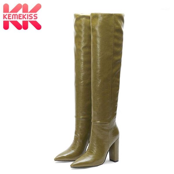 boots kemekiss over the knee high for women thick heel fashion brand shoes live show club dance footwear size 34-441, Black
boots kemekiss over the knee high for women thick heel fashion brand shoes live show club dance footwear size 34-441, Black