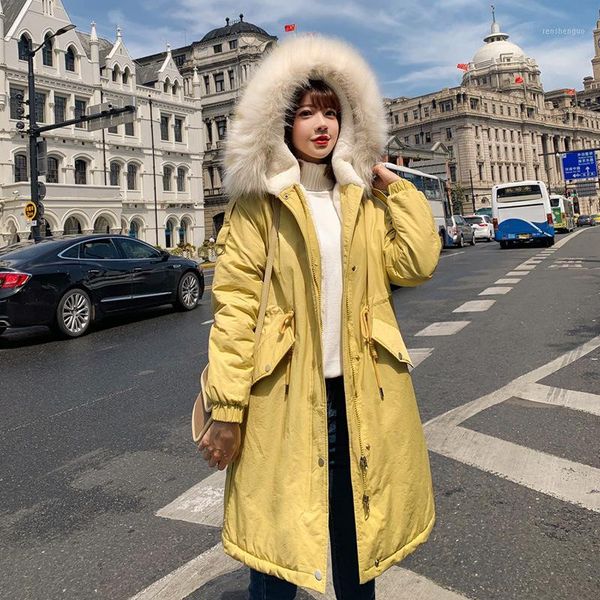 women fashion winter jacket cotton padded warm thicken long hooded parka with fur collar coats parka women jackets1, Black
women fashion winter jacket cotton padded warm thicken long hooded parka with fur collar coats parka women jackets1, Black