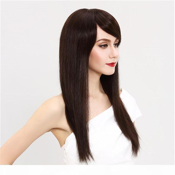 full lace human hair wig senior silk wig long wavy full lace wigs brazilian virgin hair 100% with bangs for women color natural 4 # kabell, Black;brown
full lace human hair wig senior silk wig long wavy full lace wigs brazilian virgin hair 100% with bangs for women color natural 4 # kabell, Black;brown