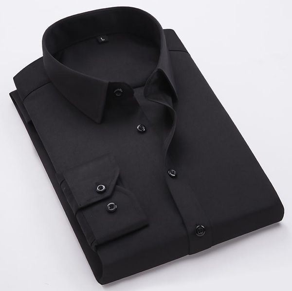 autumn korean slim long sleeve shirt men's business casual trend handsome black and white long sleeve men's shirt, White;black
autumn korean slim long sleeve shirt men's business casual trend handsome black and white long sleeve men's shirt, White;black