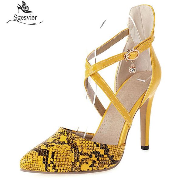 sandals sgesvier pointed toe snake skin print luxery shoes women super thin high heels cross strap gladiators party, Black
sandals sgesvier pointed toe snake skin print luxery shoes women super thin high heels cross strap gladiators party, Black