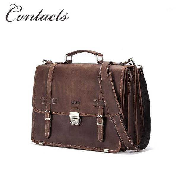 contacts genuine crazy horse leather vintage men briefcase for macbook air 13.3 inch hasp male lapbag handbag shoulder bag1
contacts genuine crazy horse leather vintage men briefcase for macbook air 13.3 inch hasp male lapbag handbag shoulder bag1