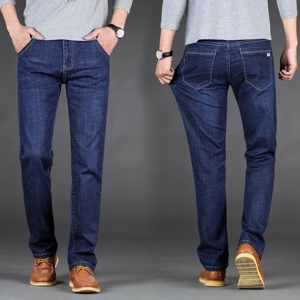 ocln2 elastic business springsummer and autumn thin men's pants straight tube youth men's jeans and jeans casual casual summer sli, Blue
ocln2 elastic business springsummer and autumn thin men's pants straight tube youth men's jeans and jeans casual casual summer sli, Blue