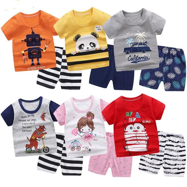 6m-6 years old 2pcs / set baby kids suits summer short sleeve short pants cotton suit for boys and girls toddler clothes, White
6m-6 years old 2pcs / set baby kids suits summer short sleeve short pants cotton suit for boys and girls toddler clothes, White