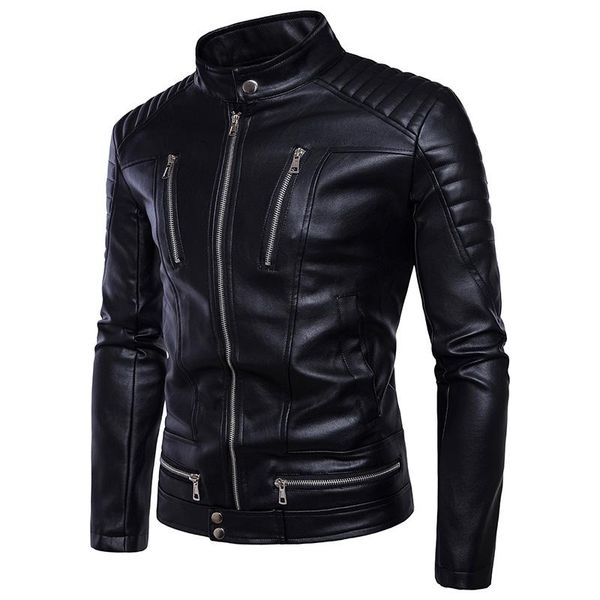 men's fur & faux motorcycle leather jacket men british classic design multi-zippers biker jackets male bomber coats y, Black
men's fur & faux motorcycle leather jacket men british classic design multi-zippers biker jackets male bomber coats y, Black