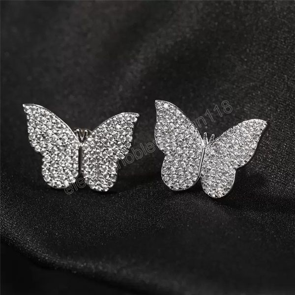 fashion earrings hip hop gold silver ice out bling cz butterfly studs earrings for men women nice gift, Golden;silver
fashion earrings hip hop gold silver ice out bling cz butterfly studs earrings for men women nice gift, Golden;silver