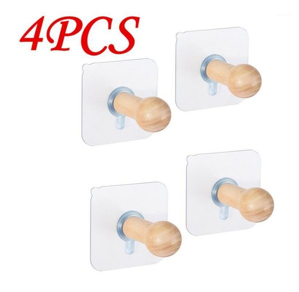 4pcs adhesive wooden hooks nails wood peg hooks hat storage wall mounted hook 2020#1321
4pcs adhesive wooden hooks nails wood peg hooks hat storage wall mounted hook 2020#1321