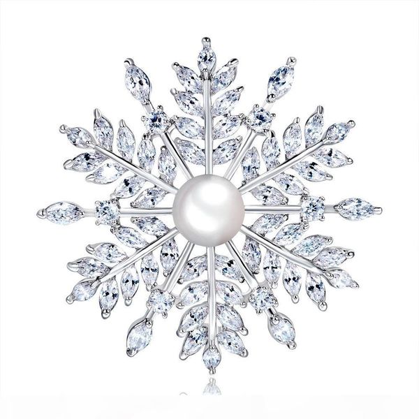wholesale luxury cubic zirconia snowflake wedding brooch pin silver color pearl brooches &pins for women bridal wedding accessories, Gray
wholesale luxury cubic zirconia snowflake wedding brooch pin silver color pearl brooches &pins for women bridal wedding accessories, Gray