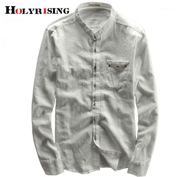 holyrising spring mens casual linen shirts slim fit long sleeve soft breathable linen shirt 5xl size males fashion shirt 18861-51, White;black
holyrising spring mens casual linen shirts slim fit long sleeve soft breathable linen shirt 5xl size males fashion shirt 18861-51, White;black