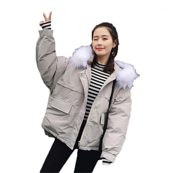 women coat women winter women's coat parkas hoodies winter big fur collar cotton jacket padded warm woman cotton1, Black 
women coat women winter women's coat parkas hoodies winter big fur collar cotton jacket padded warm woman cotton1, Black