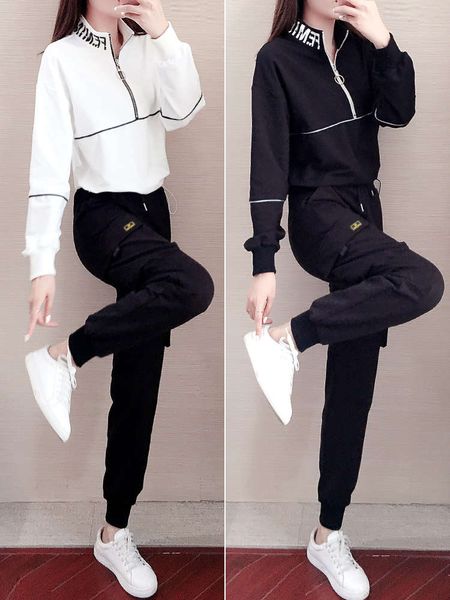 sportswear suit women's autumn winter 2020 tide plush sweater loose fashion western style work clothes leisure two piece set, Gray
sportswear suit women's autumn winter 2020 tide plush sweater loose fashion western style work clothes leisure two piece set, Gray