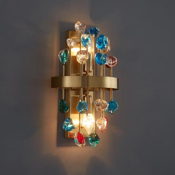 wall lamp led modern sconce lighting for bedroom aisle gold crystal lamps home decor colorful luxury creative light fixtures
wall lamp led modern sconce lighting for bedroom aisle gold crystal lamps home decor colorful luxury creative light fixtures