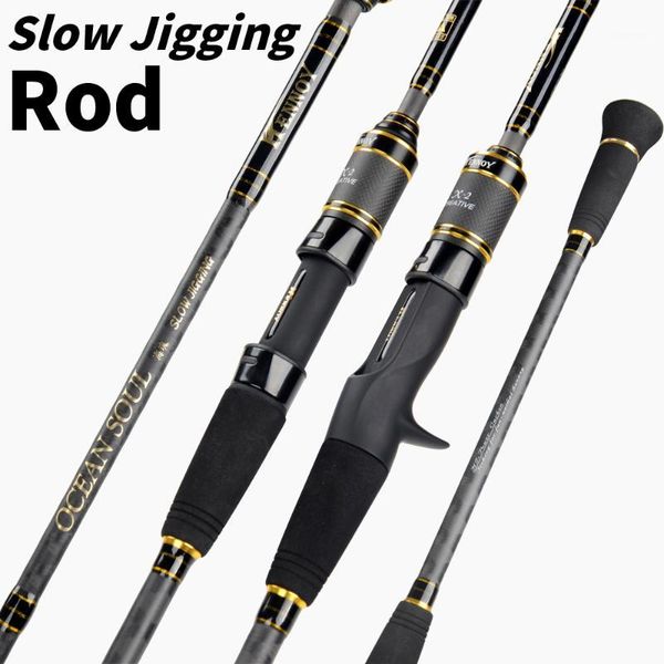 aikelansi 1.83m mh/m slow jigging rod lure weight 150-500g/80-300g 2 section ultralight saltwater fishing casting spinning rod1
aikelansi 1.83m mh/m slow jigging rod lure weight 150-500g/80-300g 2 section ultralight saltwater fishing casting spinning rod1