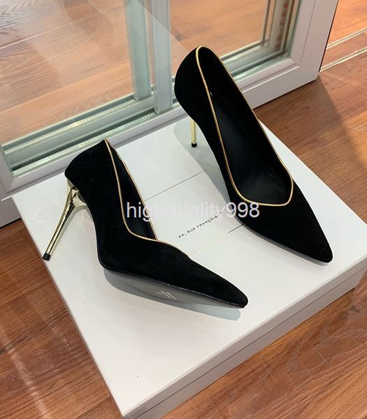 dress shoes spring pointed high-heeled shallow mouth sheepskin leather professional o ol women's shoes versatile fashion single, Black
dress shoes spring pointed high-heeled shallow mouth sheepskin leather professional o ol women's shoes versatile fashion single, Black