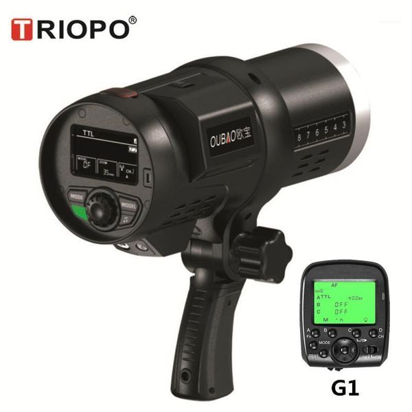 triopo f1-400l p studio & outdoor strobe flash light with g1/g2 wireless flash trigger for camera1
triopo f1-400l p studio & outdoor strobe flash light with g1/g2 wireless flash trigger for camera1