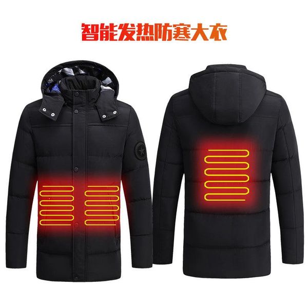 men's down & parkas with thick long fever copy cotton-padded clothes in the winter usb intelligent heating warm jacket, Black
men's down & parkas with thick long fever copy cotton-padded clothes in the winter usb intelligent heating warm jacket, Black