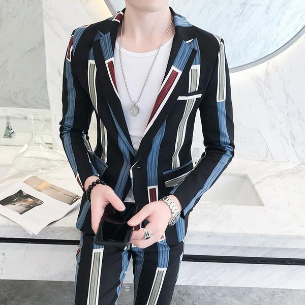2020 autumn fashion mens slim fit suits with pant prom skinny suits stripe mens party floral stage clothing1, White;black
2020 autumn fashion mens slim fit suits with pant prom skinny suits stripe mens party floral stage clothing1, White;black