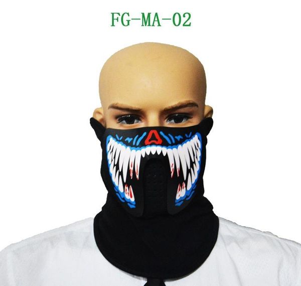 light terror masks fire mask big outdoor wholesale- glowing riding party helmet voice cold led festival control cycling interesting bbygl, Black
light terror masks fire mask big outdoor wholesale- glowing riding party helmet voice cold led festival control cycling interesting bbygl, Black