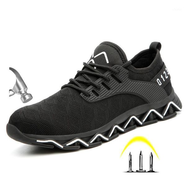 men's comfortable steel toe cap anti smashing work shoes men anti slip puncture proof safety shoes1, Black
men's comfortable steel toe cap anti smashing work shoes men anti slip puncture proof safety shoes1, Black