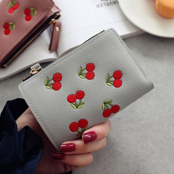 hbp fashion women short wallet pu leather cherry embroidery coin purse card holders lady girl mini money bag, Red;black
hbp fashion women short wallet pu leather cherry embroidery coin purse card holders lady girl mini money bag, Red;black