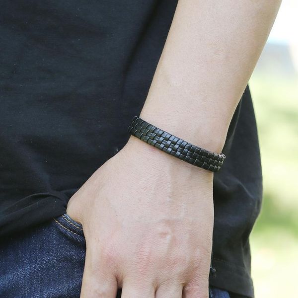 eif dock simple design black weave leather bracelet for women men punk rope chain charms bangles gothic jewel qyllzw
eif dock simple design black weave leather bracelet for women men punk rope chain charms bangles gothic jewel qyllzw