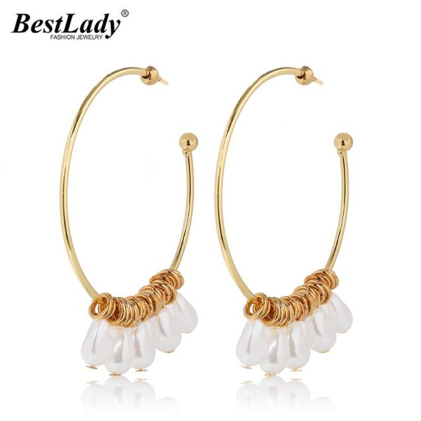 lady vintage gold drop earrings women girls elegant simulated pearls pendants jewelry cuff round korean earrings gifts new, Silver
lady vintage gold drop earrings women girls elegant simulated pearls pendants jewelry cuff round korean earrings gifts new, Silver