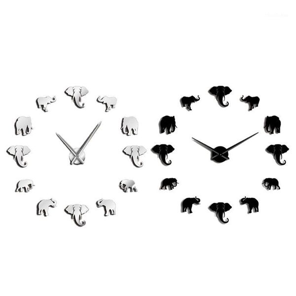 jungle animals elephant diy large wall clock home decor modern design mirror effect giant frameless elephants diy clock watch1
jungle animals elephant diy large wall clock home decor modern design mirror effect giant frameless elephants diy clock watch1