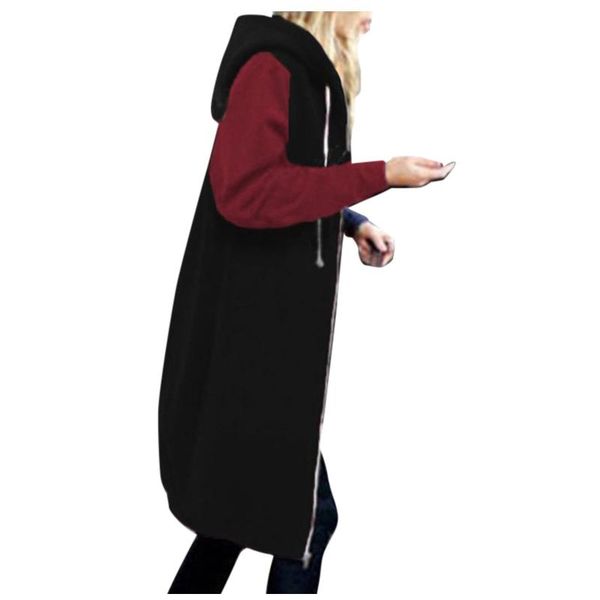 women casual fashion solid jacket zipper pocket sweatshirt long sleeve coat outerwear office ladies causal long overcoat, Black
women casual fashion solid jacket zipper pocket sweatshirt long sleeve coat outerwear office ladies causal long overcoat, Black