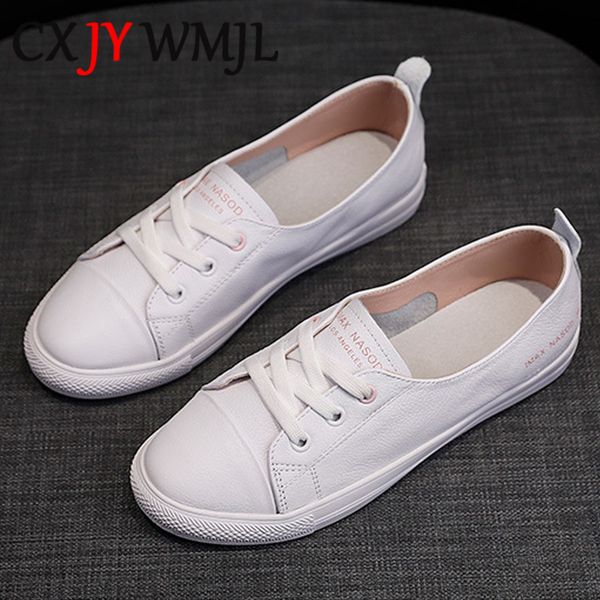 women's genuine leather sneakers women casual fashionable sports shoes vulcanized woman summer flat shoe ladies white lacing 40 c1011, Black;white
women's genuine leather sneakers women casual fashionable sports shoes vulcanized woman summer flat shoe ladies white lacing 40 c1011, Black;white